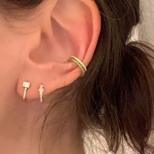 Diamond ear cuff 14k best seller